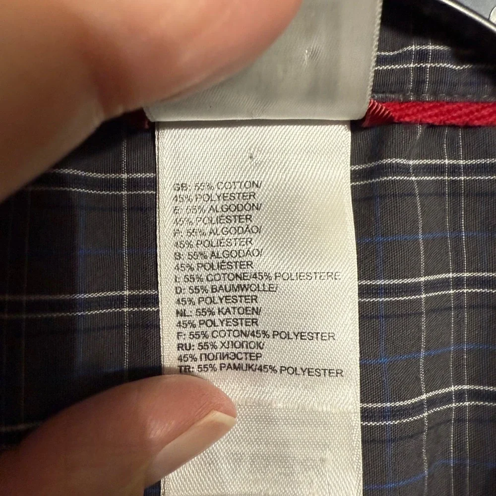 The North Face Mens Long Sleeve Plaid Button Up Shirt Size Medium M‎